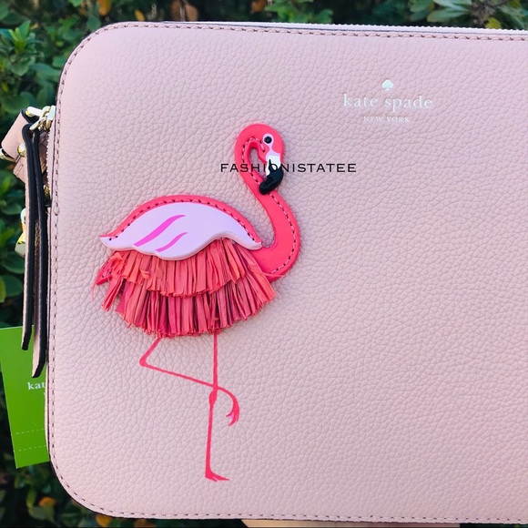 Kate spade camera flamingo crossbody coin wallet - Picture 6 of 8